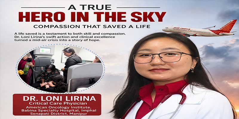 Manipur Doctor Saves Passenger Mid-Air on AI Flight