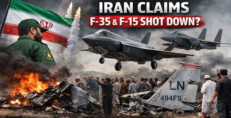 Iran Claims shot down of US Fighter Jet Crash