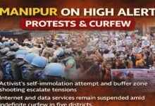 Manipur: Protests, Curfew Grip Imphal Valley, Internet Ban Continues