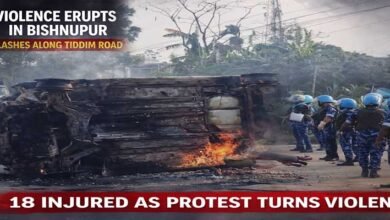 Manipur: Protest Turns Violent, Vehicle Set Ablaze, 18 Injured in Fresh Violence Erupts in Bishnupur