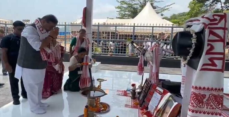 Assam: Himanta Biswa Sarma Visits Zubeen Kshetra, Reviews Memorial Development in Sonapur