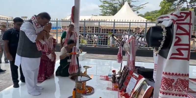 Assam: Himanta Biswa Sarma Visits Zubeen Kshetra, Reviews Memorial Development in Sonapur