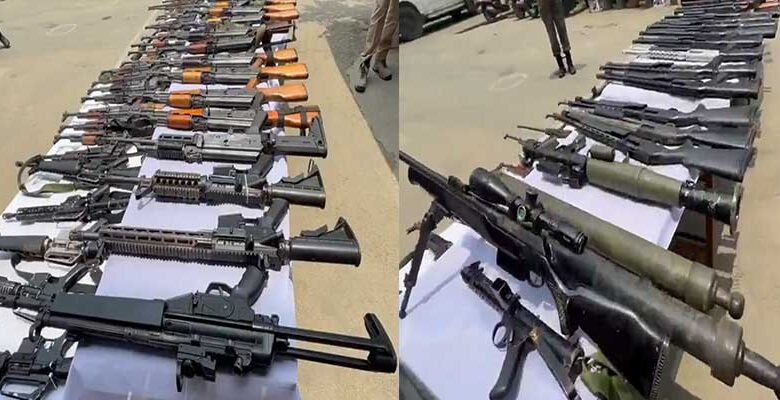 Massive Arms Haul in Manipur: Security Forces Recover 67 Weapons in Imphal West