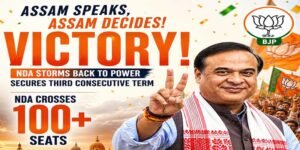 NDA Registers Hat-Trick Win in Assam