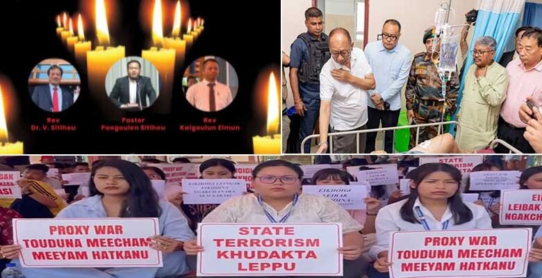Three Church Leaders Killed in Manipur Ambush; Total Shutdown Paralyzes State