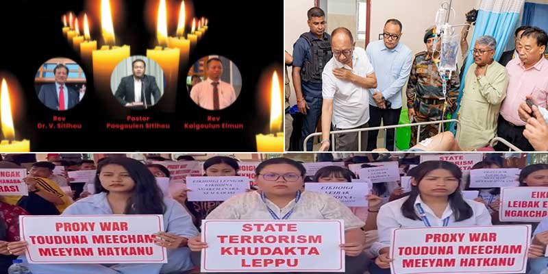 Three Church Leaders Killed in Manipur Ambush; Total Shutdown Paralyzes State