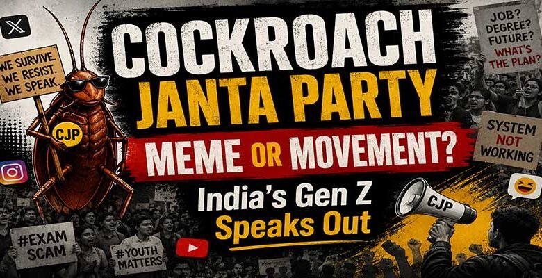 Cockroach Janta Party: Is India’s Gen Z Rewriting the Rules of Politics?