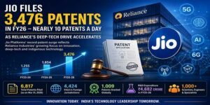 Jio Files 3,476 Patents in FY26, Averaging Nearly 10 Patent Applications a Day