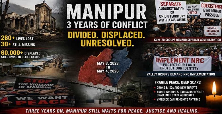 Manipur Crisis Enters Fourth Year Unresolved