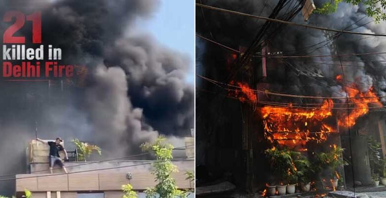 21 Dead in Massive Fire at Malviya Nagar Hotel-Restaurant in Delhi