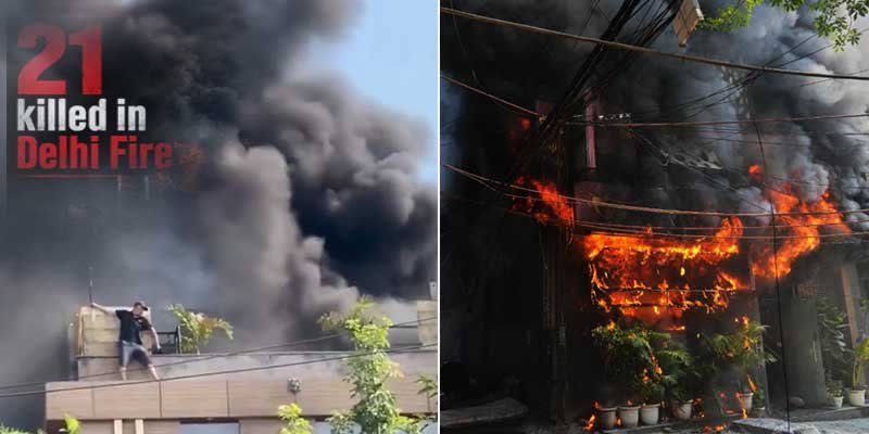 21 Dead in Massive Fire at Malviya Nagar Hotel-Restaurant in Delhi
