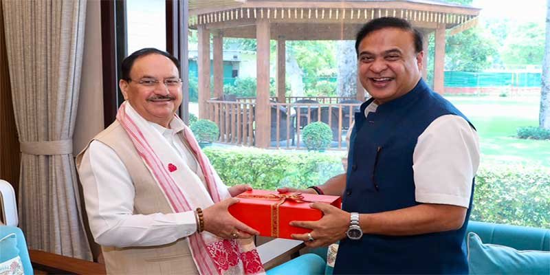 Himanta Biswa Sarma Discusses Ambitious Health Sector Plans with J.P. Nadda
