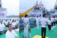 IWAI Marks Yoga Day with Mid-River Yoga Sessions on the Brahmaputra