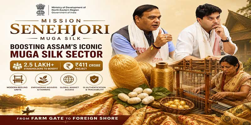 Mission Senehjori Seeks to Take Assam’s Muga Silk from Farm Gate to Global Markets