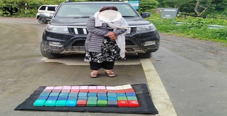 Woman Arrested with Heroin Worth in Mizoram Drug Bust