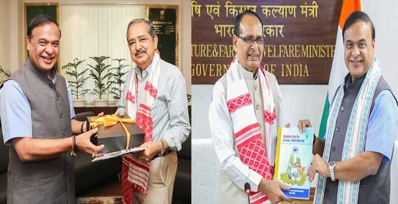 CM Sarma Engages Union Minister, NITI Aayog and Corporate Leaders on Assam’s Growth Roadmap