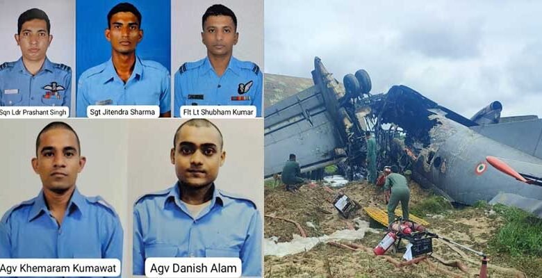 Assam: Five Killed, Co-Pilot Injured as IAF Aircraft Crashes in Jorhat