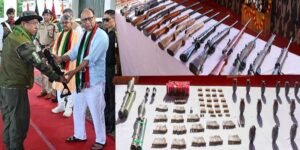 Manipur: 46 KCP (PWG) Cadres Lay Down Arms Under Rehabilitation Initiative