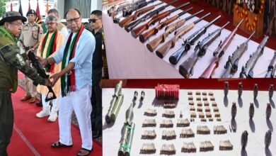 Manipur: 46 KCP (PWG) Cadres Lay Down Arms Under Rehabilitation Initiative