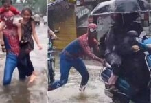 Spider-Man Hits Bhiwandi Streets to Help People Amid Heavy Mumbai Rains