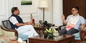 Himanta Meets Kiren Rijiju in Delhi, Discuss Flood Rehabilitation