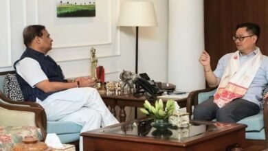 Himanta Meets Kiren Rijiju in Delhi, Discuss Flood Rehabilitation
