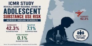 ICMR Study Finds Guwahati Schools Report Highest Adolescent Substance Use Risk Among Surveyed Regions