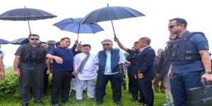 Manipur CM Khemchand Singh Reviews Development Works During Senapati District Visit