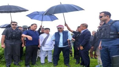 Manipur CM Khemchand Singh Reviews Development Works During Senapati District Visit