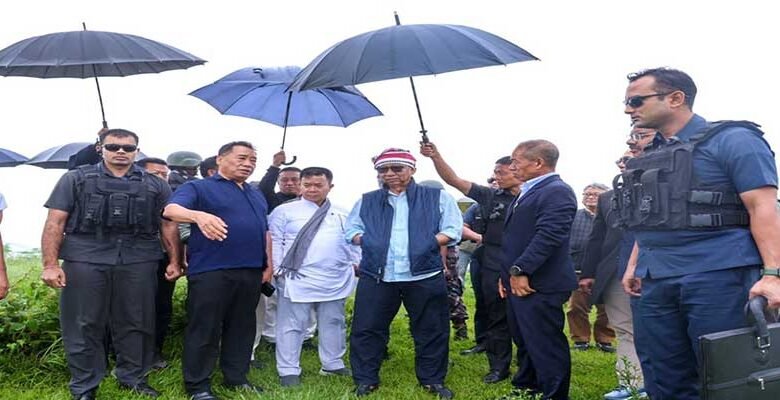 Manipur CM Khemchand Singh Reviews Development Works During Senapati District Visit