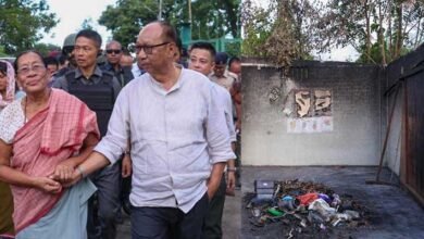 Manipur CM Visits Kanto Sabal, Reviews Reconstruction After Arson Incident