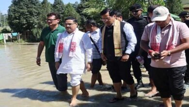 Sarbananda Sonowal Reviews Flood Relief in Sivasagar, Assures Full Central Support