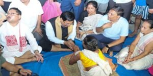Sarbananda Sonowal Reviews Flood Relief in Sivasagar, Assures Full Central Support