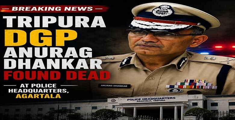 Tripura DGP Anurag Dhankar Found Dead at Police Headquarters