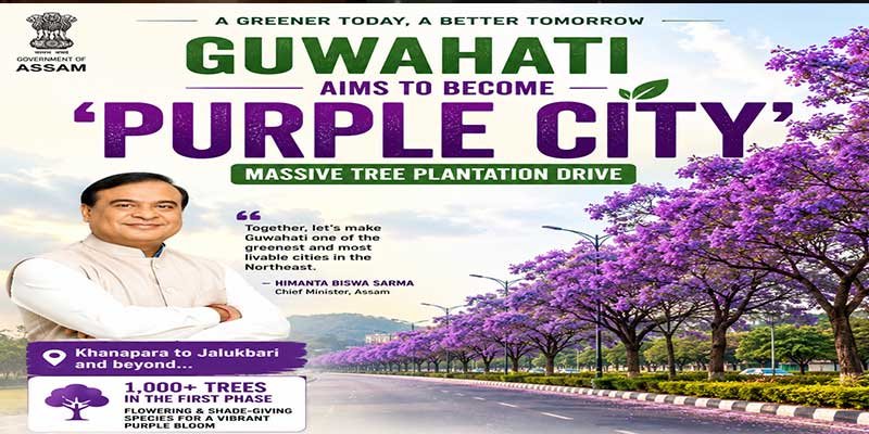 ‘Purple City’ Initiative Aims to Improve Air Quality and Urban Sustainability in Guwahati