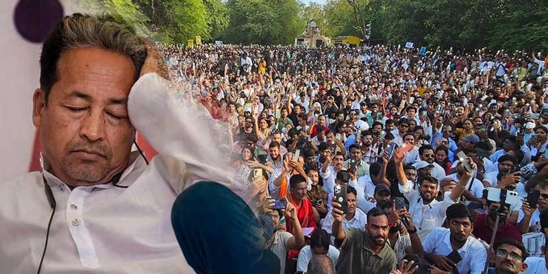 Wangchuk Continues Hunger Strike at Jantar Mantar