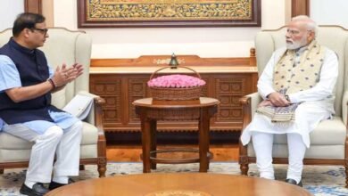 Assam CM Himanta Biswa Sarma Meets PM Modi, Discusses Flood Recovery﻿