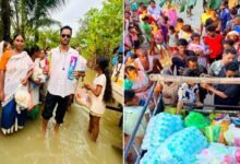 Assamese YouTuber Bhukhan Pathak Distributes ₹3 Lakh Relief to Assam Flood Victims