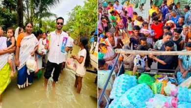 Assamese YouTuber Bhukhan Pathak Distributes ₹3 Lakh Relief to Assam Flood Victims