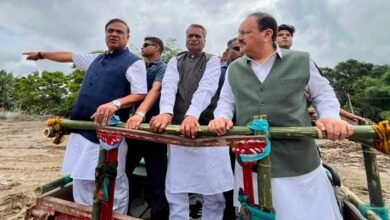 JP Nadda Visits Flood-Hit Areas in Assam, Assures Full Central Support; Chairs Review Meeting