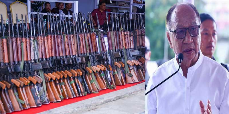 Manipur CM Gives 15-Day Deadline to Surrender Illegal Weapons