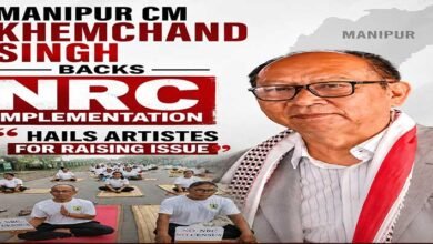 Manipur CM Khemchand Singh Backs NRC Implementation, Hails Artistes for Raising Issue﻿