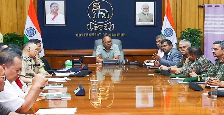 Unified Command Meeting Assesses Manipur Law and Order, National Highway Security