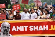 Parliament Proceedings Disrupted Amid Opposition's 'Amit Shah Jawaab Do' Protest