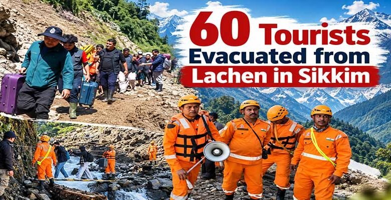 60 Tourists Evacuated from Lachen After Five Days of Severe Weather