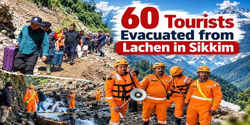 60 Tourists Evacuated from Lachen After Five Days of Severe Weather