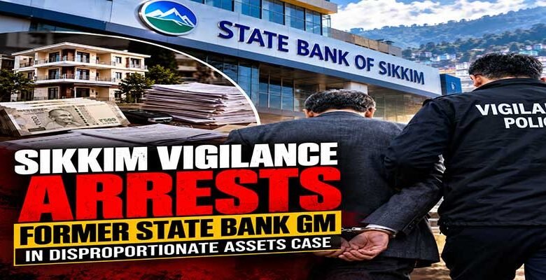 Former State Bank of Sikkim GM Arrested Over Alleged Crores-High Asset Case