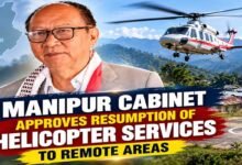 Manipur Cabinet Approves Resumption of Helicopter Services to Remote Areas﻿