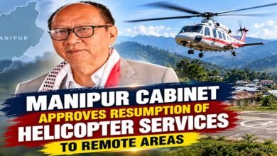 Manipur Cabinet Approves Resumption of Helicopter Services to Remote Areas﻿