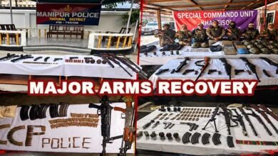 Security Forces Seize AK-Series Rifles, Grenades and Bulletproof Gear in Manipur﻿